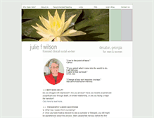 Tablet Screenshot of juliefwilson.com